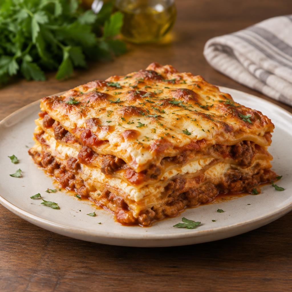 Entrée: Italy – Lasagna Di Carne (Beef Lasagna) recipe