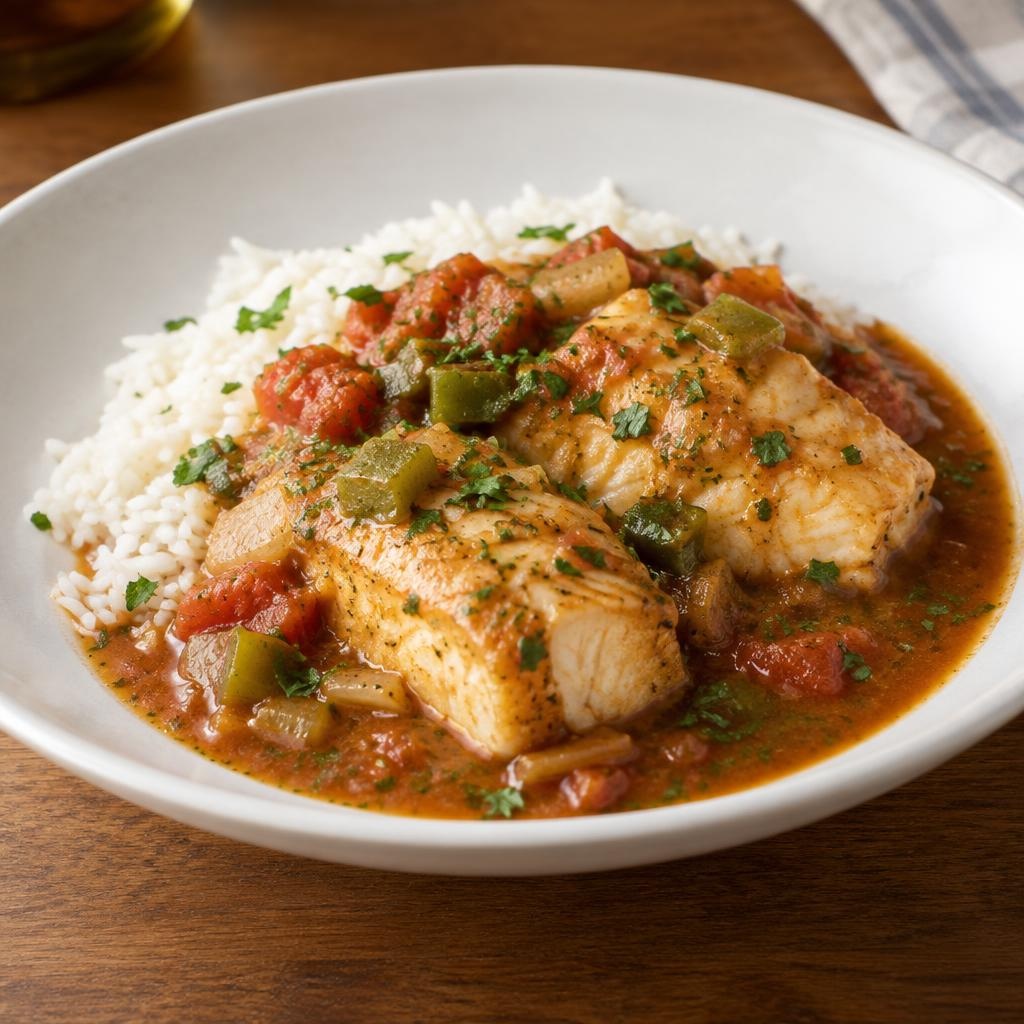 Entree: United States – Louisiana – Redfish Courtbouillon recipe