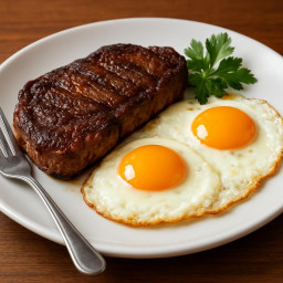 Steak and Eggs recipe