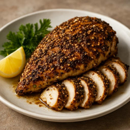 دجاج بالزعتر ➤ Dajaj bil za'atar recipe