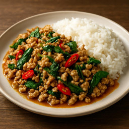 ผัดกะเพราไก่ ➤ Pad Krapow Gai recipe
