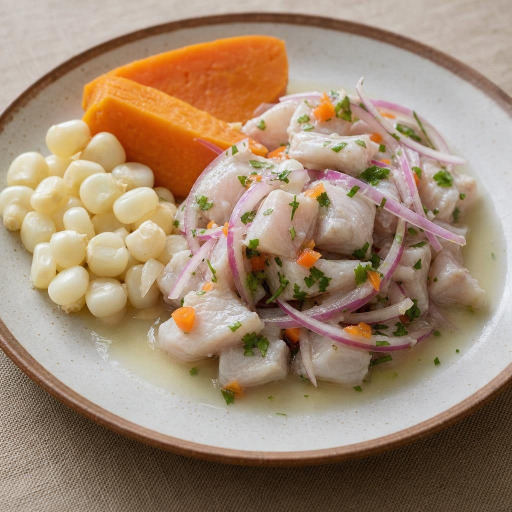 Ceviche de corvina recipe