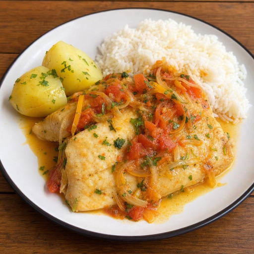 Sudado de corvina (Steamed fish stew (sudado)) recipe