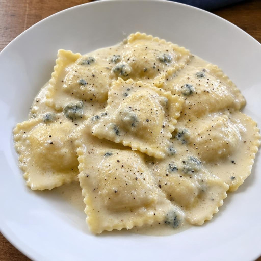 Ravioli al gorgonzola recipe